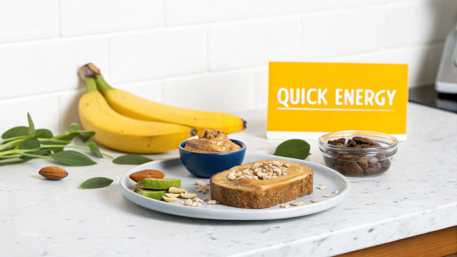 Banana with Almond Butter