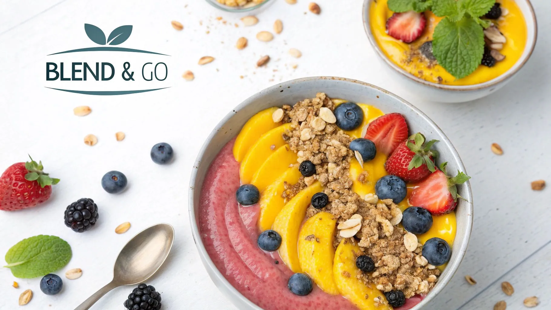 Smoothie Bowl with Protein and Fruits