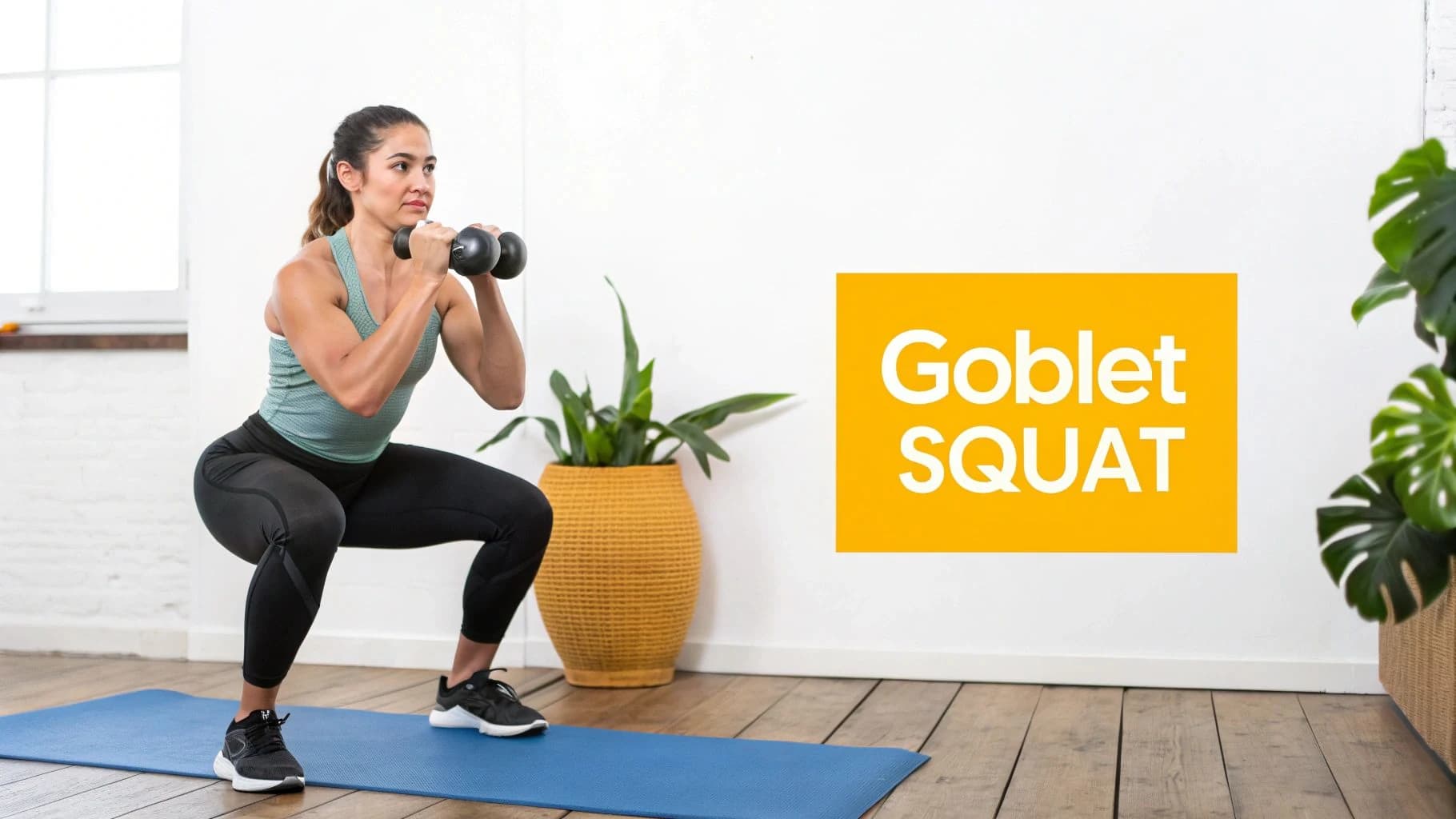 Dumbbell Goblet Squat